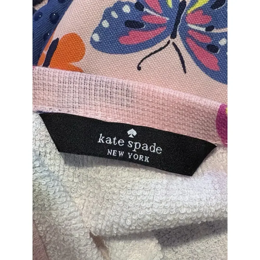 Kate Spade Butterfly Kitchen Towels Mini Oven Mitt Set NWT 4 Pcs Pink Multi
